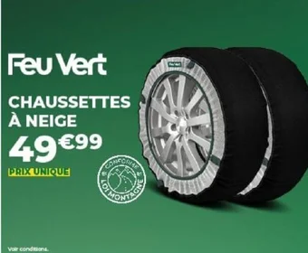 Feu Vert Feu Vert CHAUSSETTES À NEIGE offre