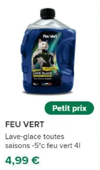 Feu Vert FEU VERT offre