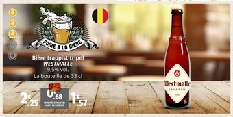 Coccinelle Express Bière trappist tripel WESTMALLE offre