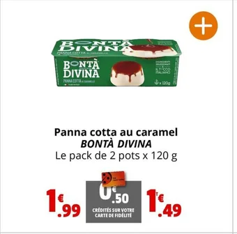Panna cotta au caramel BONTÀ DIVINA
