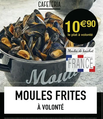 Cora x Carrefour MOULES FRITES offre