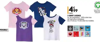 ALDI T-Shirt Licence offre