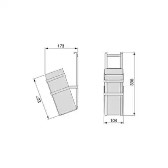 Bricorama Emuca porte-couteau de cuisine titane, gris anthracite, acier et plastique offre