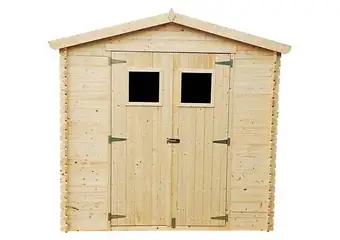 Bricomarché Timbela m369+m369g abri de jardin en bois avec sol traité - i236xl226xh218 cm / 4.33 m2 offre