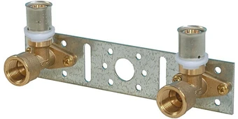 Support montage 2 appliques distance 153mm 20x2 3/4'' - comisa - 87.54.020