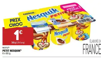 ALDI Petit Nesquik offre