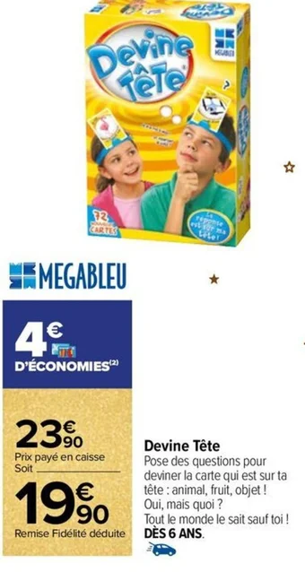 Carrefour Market Devine Tête offre
