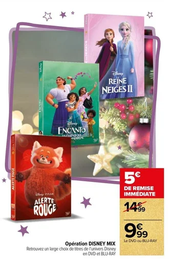 Carrefour Market Opération DISNEY MIX offre