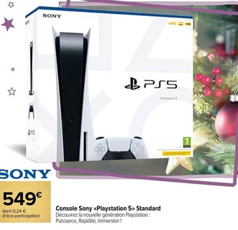 Carrefour Market Console Sony Playstation 5 Standard offre