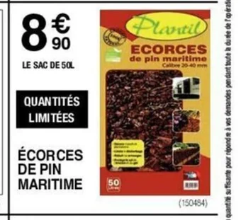 ÉCORCES DE PIN MARITIME