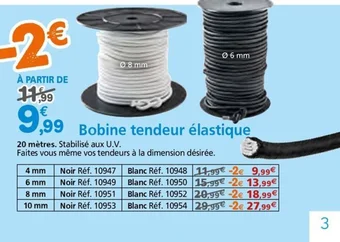 Provence Outillage Bobine tendeur élastique offre