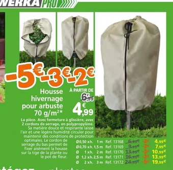 Provence Outillage Housse À PARTIR DE hivernage offre