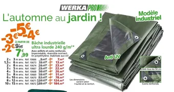 Provence Outillage Bâche industrielle offre