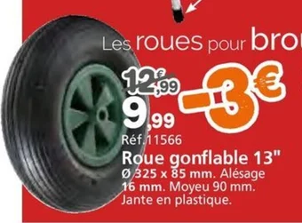 Provence Outillage Roue gonflable 13" offre
