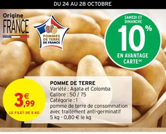 Intermarché POMMES DE TERRE offre