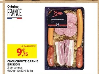 Intermarché CHOUCROUTE GARNIE BRISSON offre