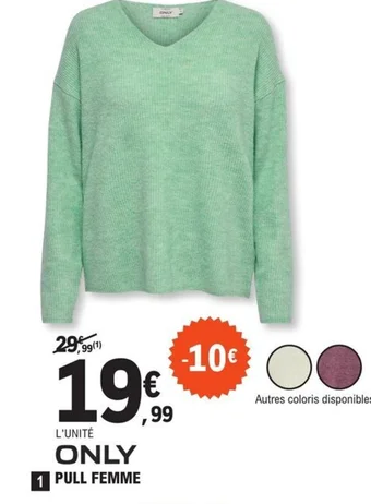 E.Leclerc 1 PULL FEMME offre