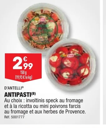 ALDI ANTIPASTI offre