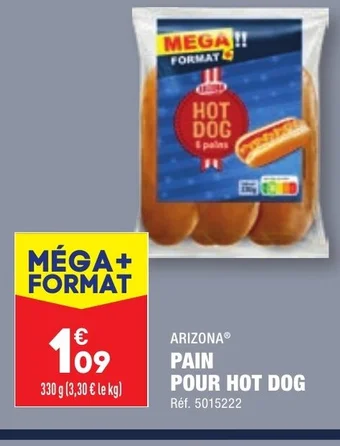 ALDI PAIN POUR HOT DOG offre