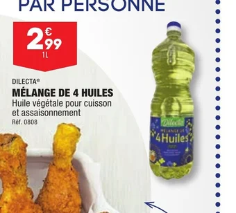 ALDI MÉLANGE DE 4 HUILES offre