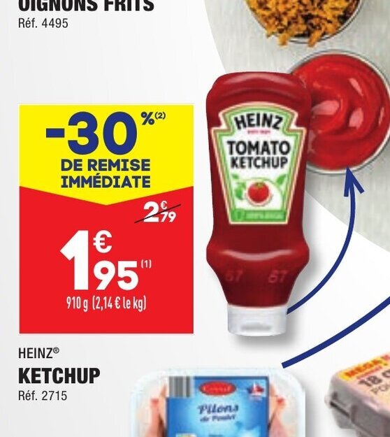 Promo HEINZ KETCHUP chez ALDI