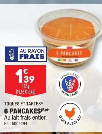 ALDI 6 PANCAKES offre