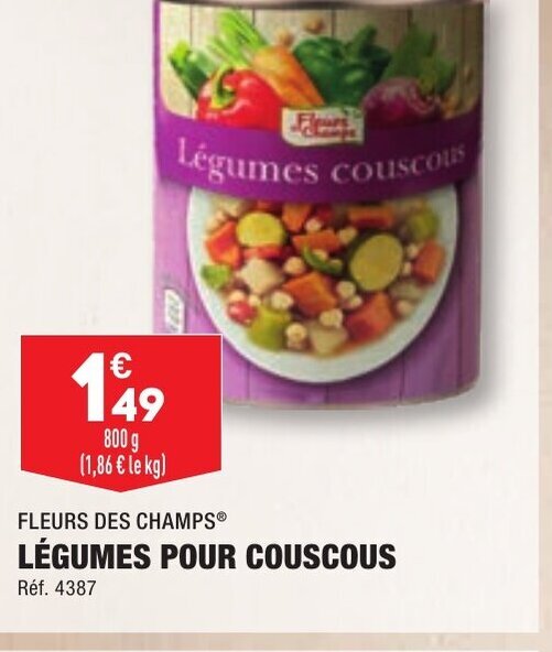 Promo LÉGUMES POUR COUSCOUS chez ALDI