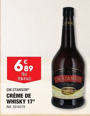 ALDI CRÈME DE WHISKY offre