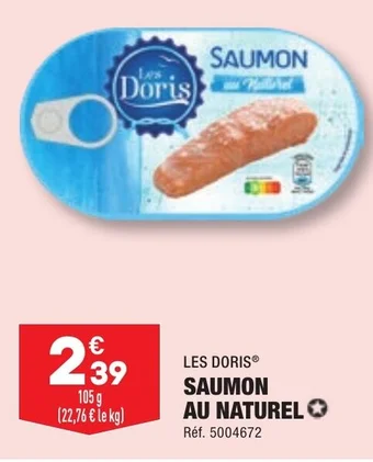 ALDI SAUMON AU NATUREL offre