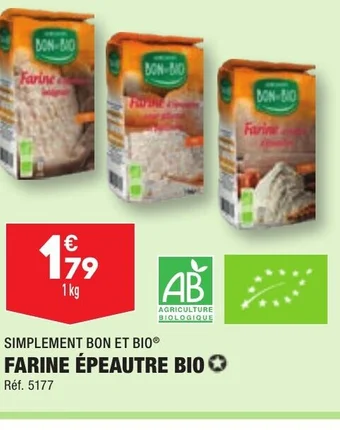 ALDI FARINE ÉPEAUTRE BIO offre