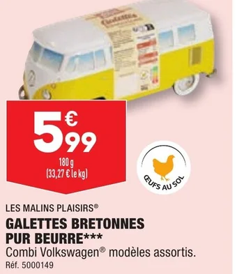 ALDI GALETTES BRETONNES PUR BEURRE offre