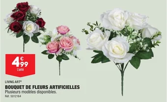 ALDI BOUQUET DE FLEURS ARTIFICIELLES offre