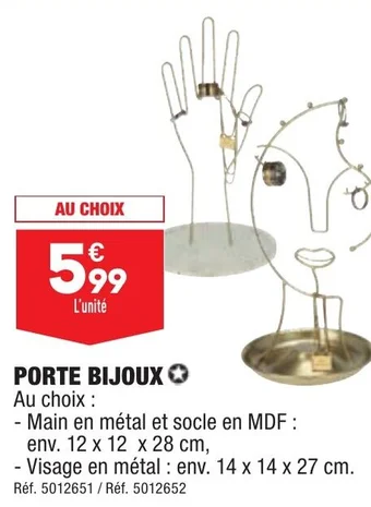 ALDI PORTE BIJOUX offre