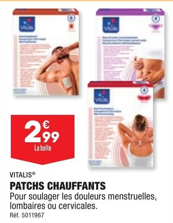 ALDI PATCHS CHAUFFANTS offre