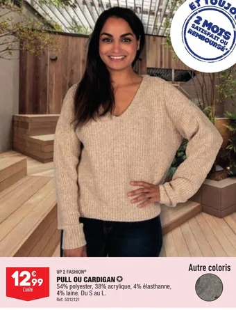 ALDI PULL OU CARDIGAN offre