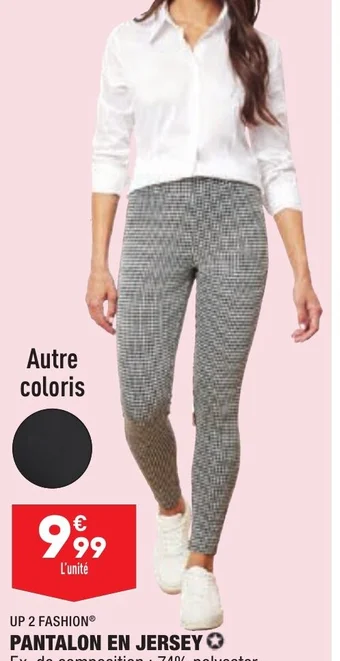 ALDI PANTALON EN JERSEY offre