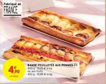 Intermarché BANDE FEUILLETÉE AUX POMMES offre