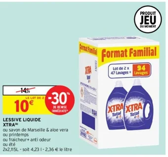 Intermarché LESSIVE LIQUIDE XTRA(b) offre