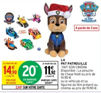 Intermarché LA PAT PATROUILLE offre
