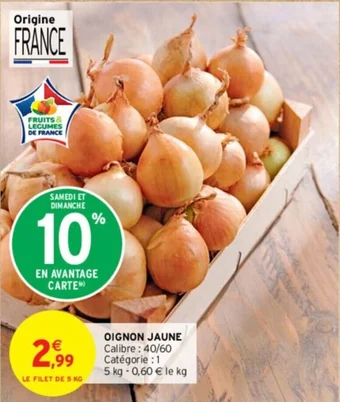 OIGNON JAUNE