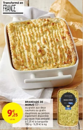Intermarché BRANDADE DE MORUE offre
