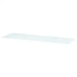 IKEA Bestå plateau supérieur, verre blanc/vert clair, 120x40 cm offre