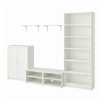 IKEA Billy / bestå combinaison meuble tv, blanc, 280x40x202 cm offre