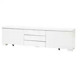 IKEA Bestå burs banc tv, brillant blanc, 180x41x49 cm offre
