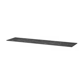 Bestå plateau supérieur, marbré/noir, 180x42 cm