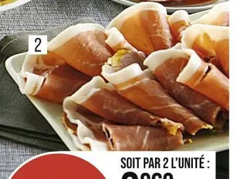 Le julo jambon de bayonne désossé