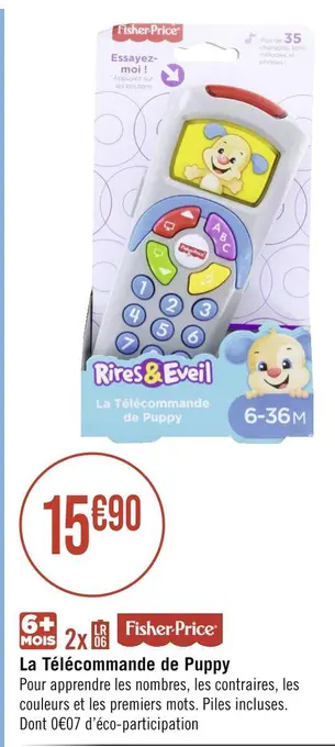 Fisher-price la télécommande de puppy