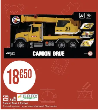 Casino Supermarchés Ferry jacques camion poubelle à friction offre