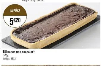 Casino Supermarchés Bande flan chocolat offre
