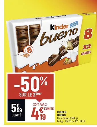 Spar Kinder kinder bueno offre